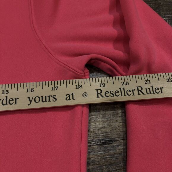 Under Armour Hoodie Womens S Pink Fitted Coldgear Logo Breast Cancer Awareness - Picture 11 of 12